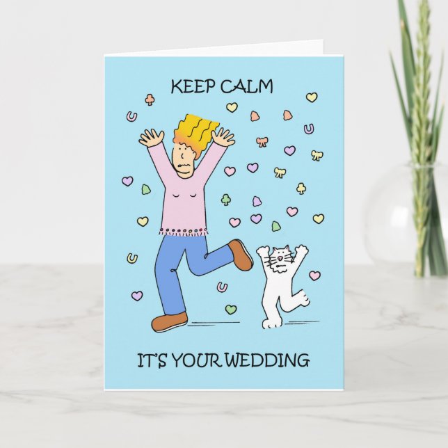 Carte Mariage Stress Bridezilla (Devant)