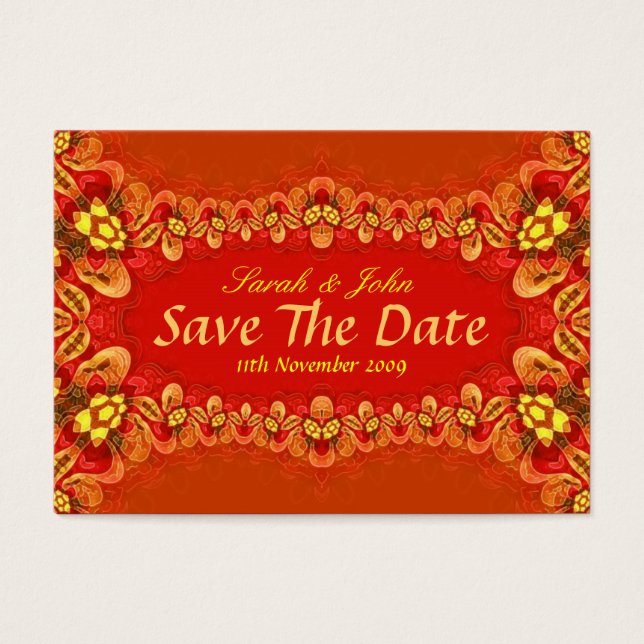 Carte Mariage Xtra Rich Reds et Invitations (Devant)
