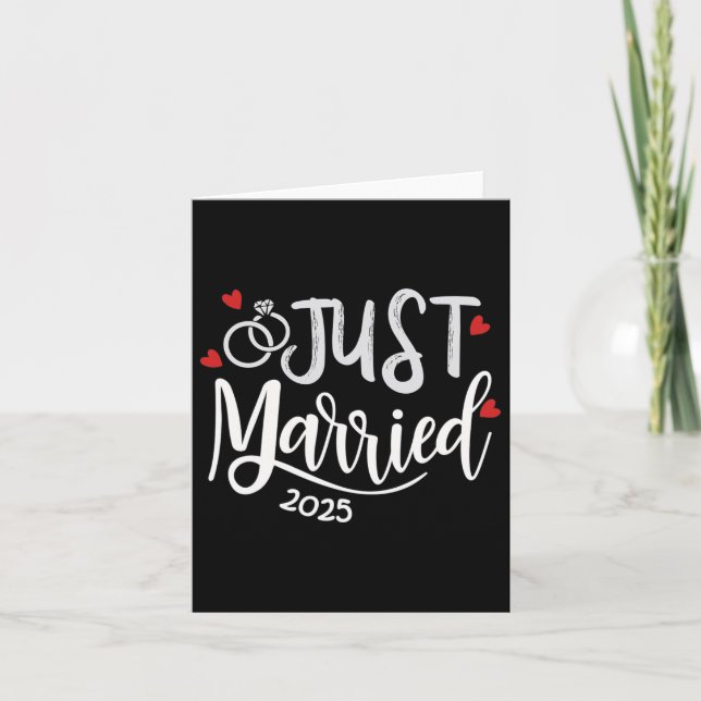 Carte Marié 2025 - Cercles Mariages De Mariée Et De Cham (Devant)