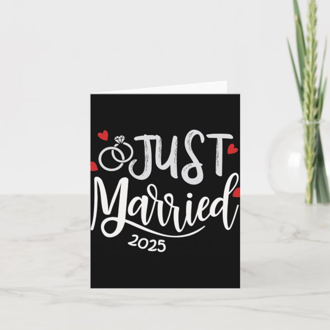 Carte Marié 2025 - Cercles Mariages De Mariée Et De Cham (Devant)