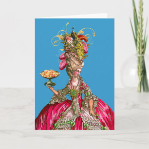 Carte Marie Antoinette and Peacock