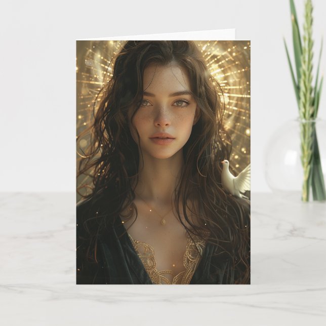 Carte Marie et la Colombe (Devant)