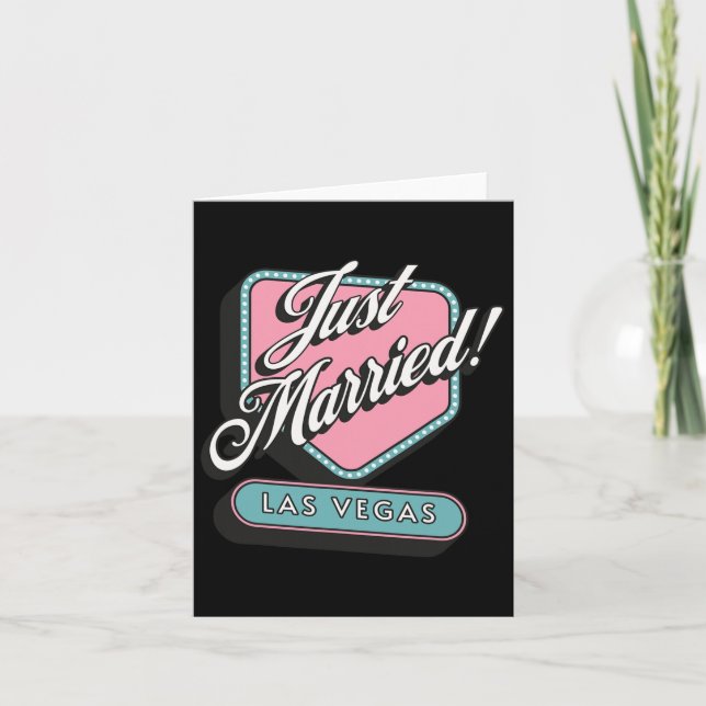 Carte Marié Las Vegas Mariage mariée (Devant)