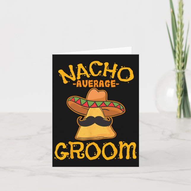 Carte Marié moyen nacho plat mexicain Cinco De  (Devant)