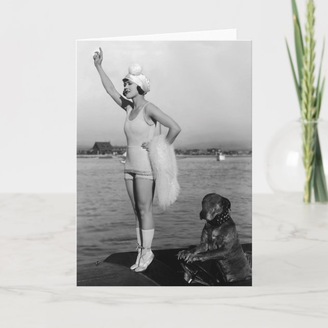 Carte Marie Prevost Avec Teddy Photo (Devant)