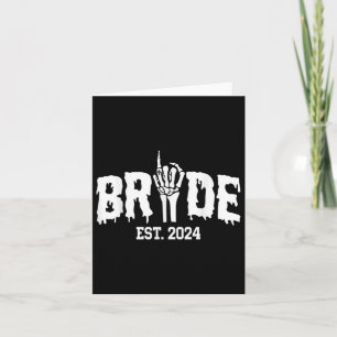 Carte Mariée 2024 Squelette Mariage Halloween Couples