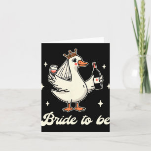 Carte Mariée Babe Mariage Fête des mariées Silly Goose B