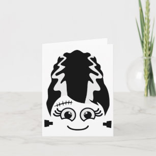 Carte Mariée De Frankenstein Cute Monster Halloween Cost