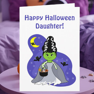 Carte Mariée de Frankenstein Halloween