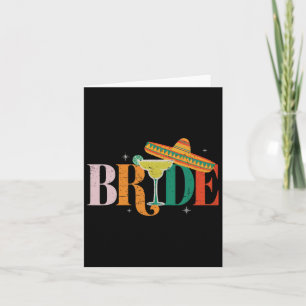 Carte Mariée du Cinco De Mayo Margarita Fête de Bachelor