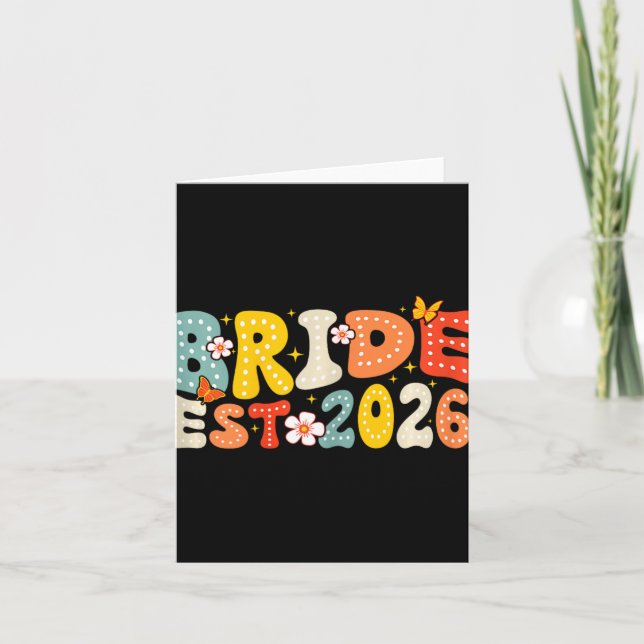 Carte Mariée Est 2026 Mariage marié (Devant)