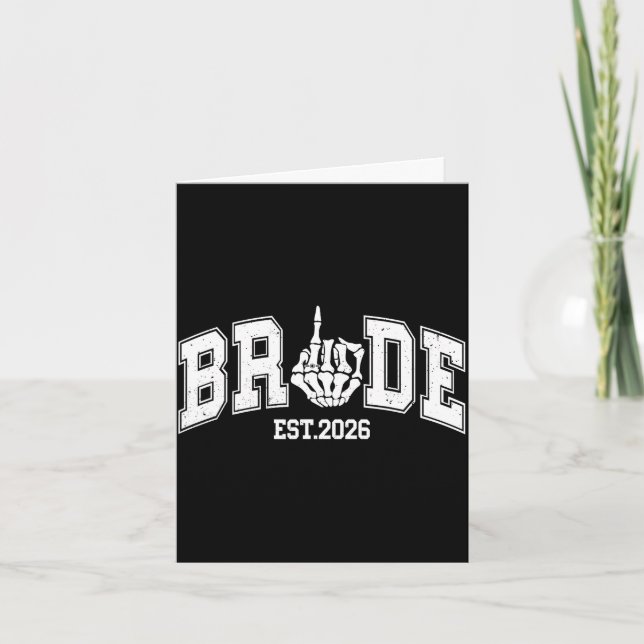 Carte Mariée est 2026 Saint-Valentin Halloween couples g (Devant)