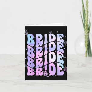 Carte Mariée I Do Crew Retro Super Bachelorette Party