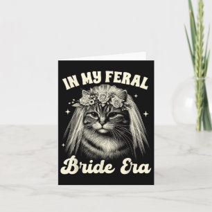 Carte Mariée Pour Être Chat Maman Chat Mariage nuptiale 