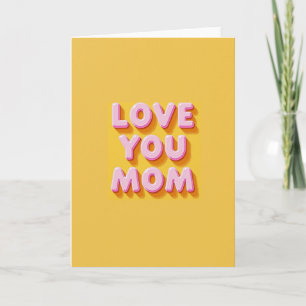 Carte Marigold Je T'aime Maman