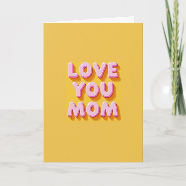 Carte Marigold Je T'aime Maman (Devant)