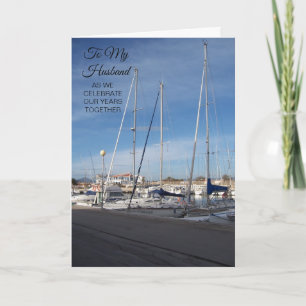 Carte Marina Mari Anniversaire de Mariage Personnalisé p
