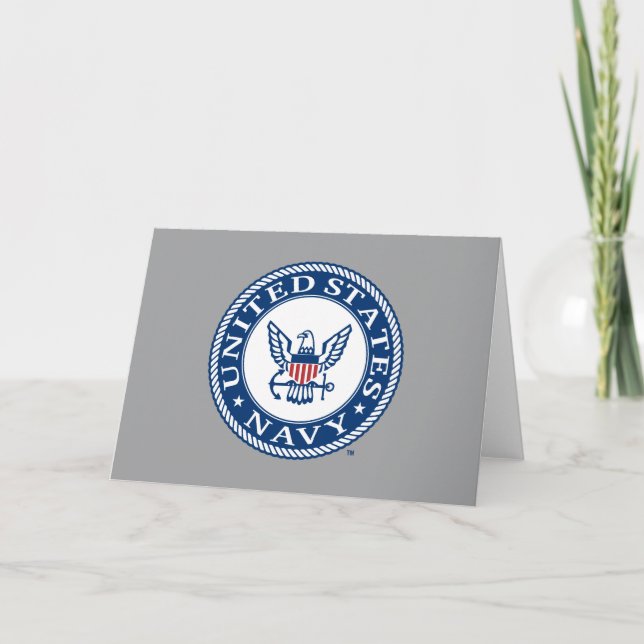 Carte Marine américaine | Navy Alt Emblem (Devant)