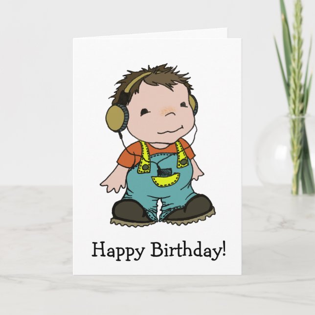 Carte Mark aime la musique (Devant)