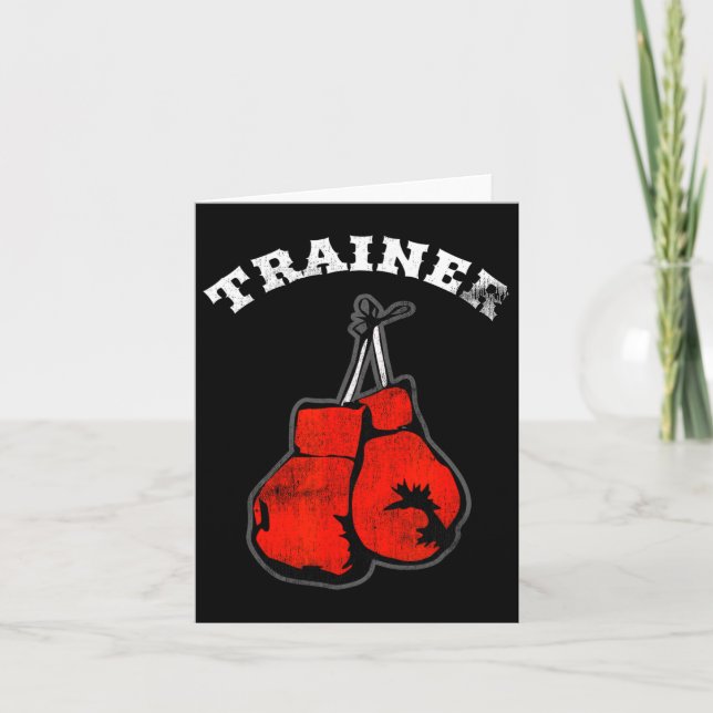 Carte Marketing d'entreprise - Formatrice de boxe (Devant)