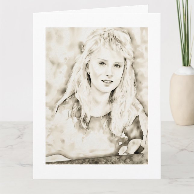 Carte Marla Kay Mangan as Computer Ink Wash (Devant)