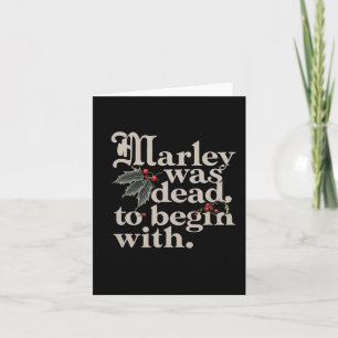 Carte Marley était mort pour commencer Tee drôle de cita