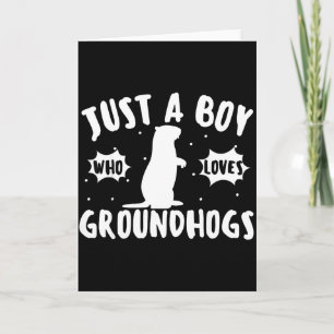 Carte Marmottes Juste Un Garçon Qui Aime Marmottes Migno
