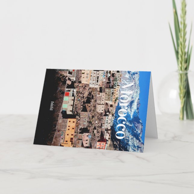 Carte Maroc | Imlil | Voyage Maroc | Cadeau Maroc (Devant)