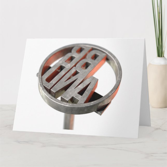 Carte Marque de fer de marque (Devant)