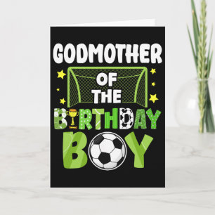 Carte Marraine du football Fête du garçon d'anniversaire