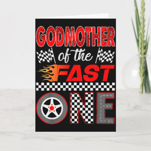 Carte Marraine du premier anniversaire de Fast One Racin
