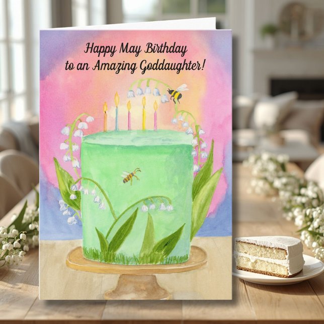 Carte Marraine Joyeux Anniversaire Lily de Valley (Créateur téléchargé)
