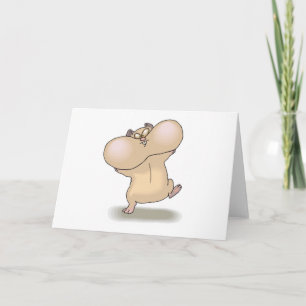 Carte marrant jouet hamster