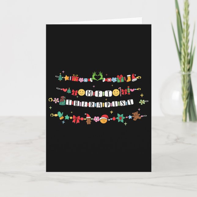 Carte Marriage And Family Therast Bracelet Christmas Fri (Devant)