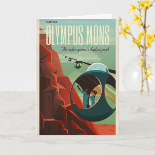 Carte Mars Olympus Mons Système solaire Volcano le plus