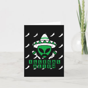 Carte Martian Alien illégal Zone mexicaine-51 Hallowee a