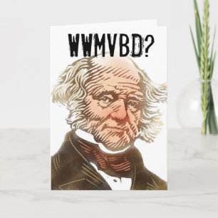 Carte Martin Van Buren Card