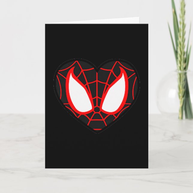 Carte Marvel Spider-man Miles Morales Valentines Day Hea (Devant)
