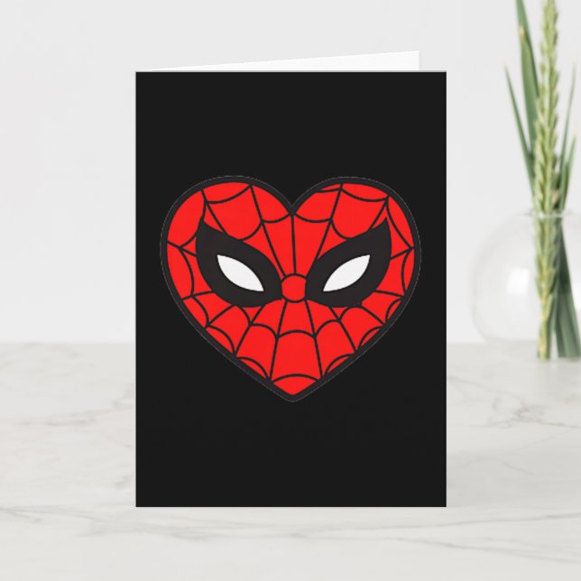 Carte Marvel Spider-man Saint-Valentin Amour Soixante He (Devant)