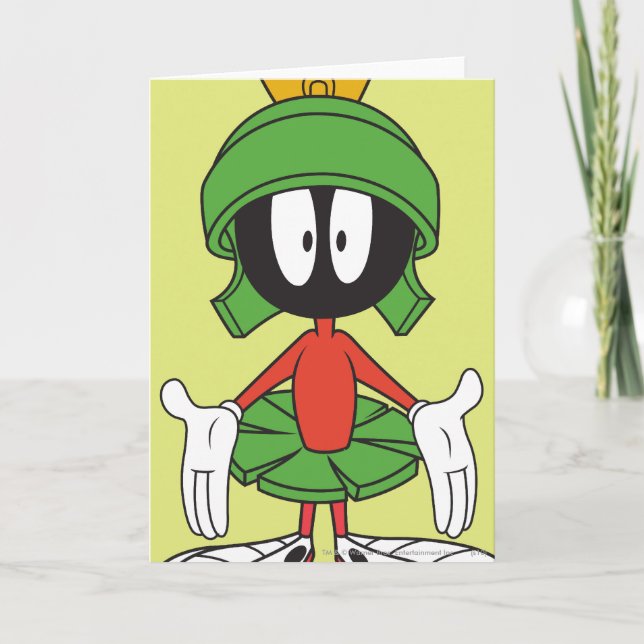 Carte MARVIN LE MARTIAN™ Confus (Devant)
