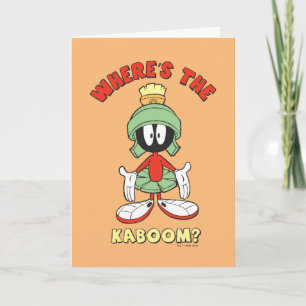 Carte MARVIN LE MARTIAN™ Où est le Kaboom ?