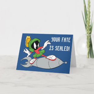 Carte MARVIN LE MARTIAN™ Riding Rocket