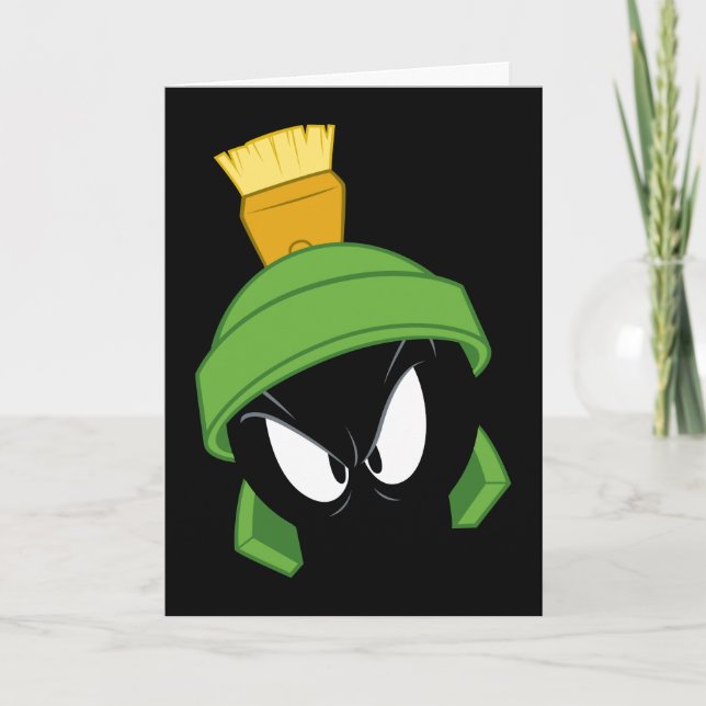 Carte MARVIN MARTIAN™ Face en colère (Devant)