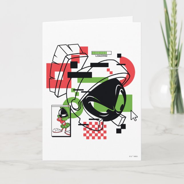 Carte MARVIN THE MARTIAN™ Glitch (Devant)