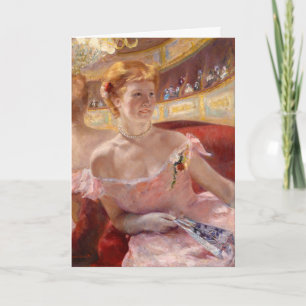 Carte Mary Cassatt - Femme au collier de perles dans une