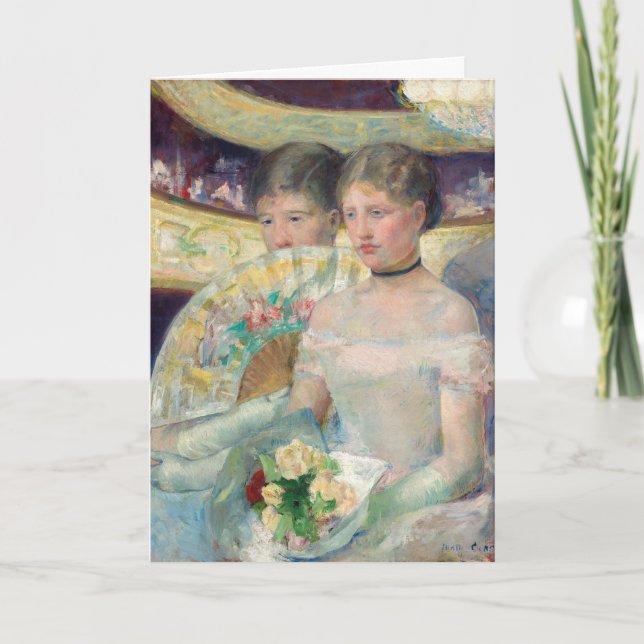 Carte Mary Cassatt - La Loge (Devant)