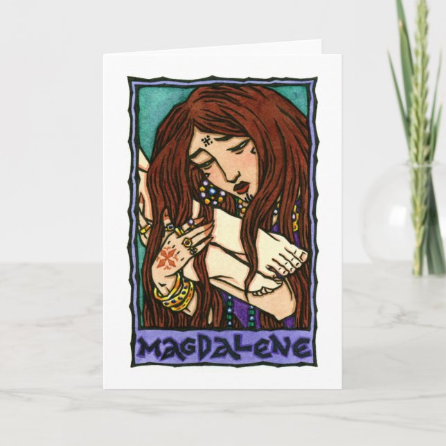 Carte Mary Magdalene Greeting Card (Devant)