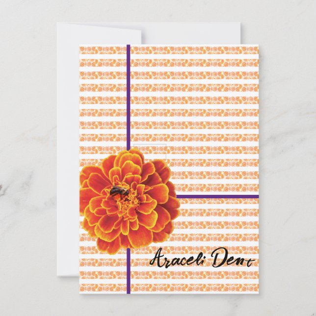 Carte Marygolds Flat Holiday (Devant)