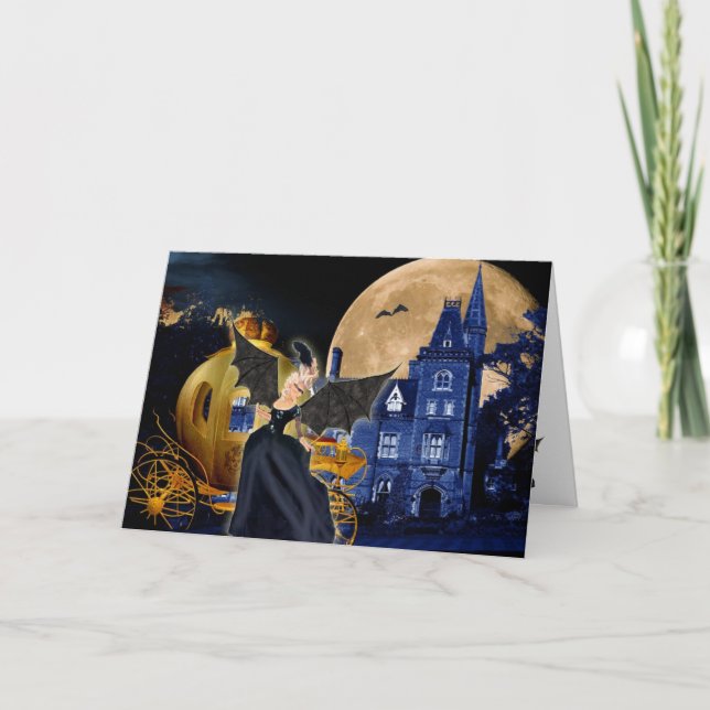 Carte Mascarade d'Halloween (Devant)