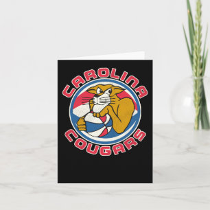 Carte Mascotte de basket-ball Carolina Cougars Aba